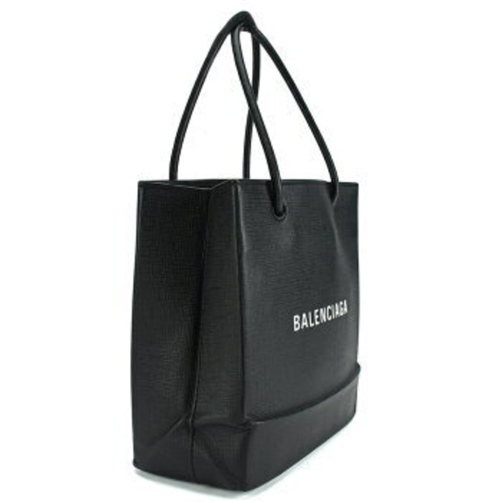 Balenciaga Bag XXS Tote Leather Black Logo - Picture 3 of 6